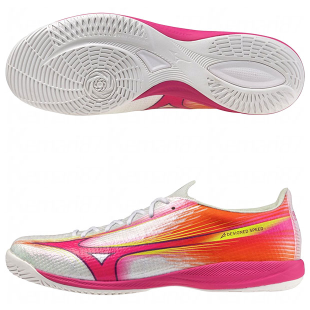 ミズノアルファ 3 ELITE IN ホワイト×ピンク