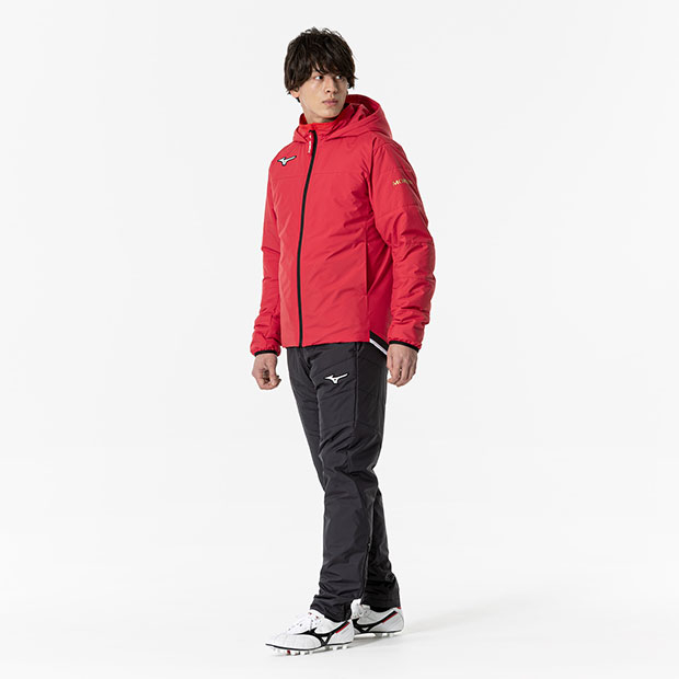 モレリア パテッドウォーマージャケット XL MIZUNO ミズノ MORELIA パデッドウォーマージャケット(ブラック