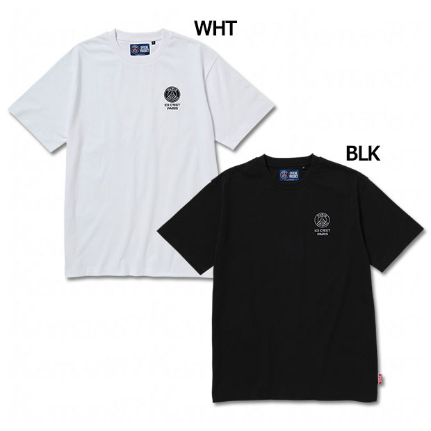 パリサンジェルマン バックフラワーエンブレム半袖Tシャツ