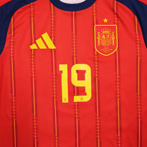 スペイン代表 2026 ホーム 長袖レプリカユニフォーム 19.ラミン
