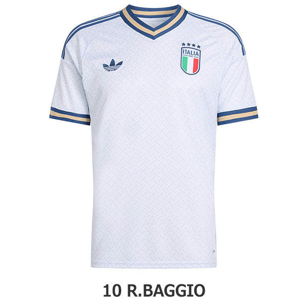 イタリア代表 2026 アウェイ 半袖レプリカユニフォーム 10.ロベルト・バッジョ