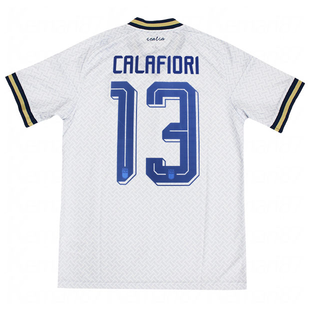 イタリア代表 2026 アウェイ 半袖レプリカユニフォーム 13.リッカルド・カラフィオーリ