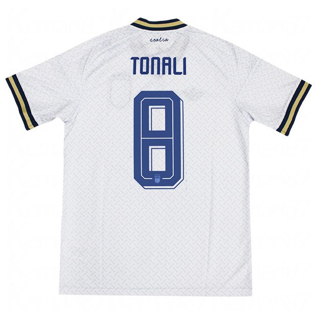 イタリア代表 2026 アウェイ 半袖レプリカユニフォーム 8.サンドロ・トナーリ