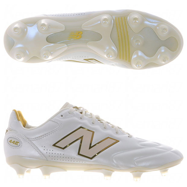 442 V3 ELITE FG 2E ホワイト×ゴールド