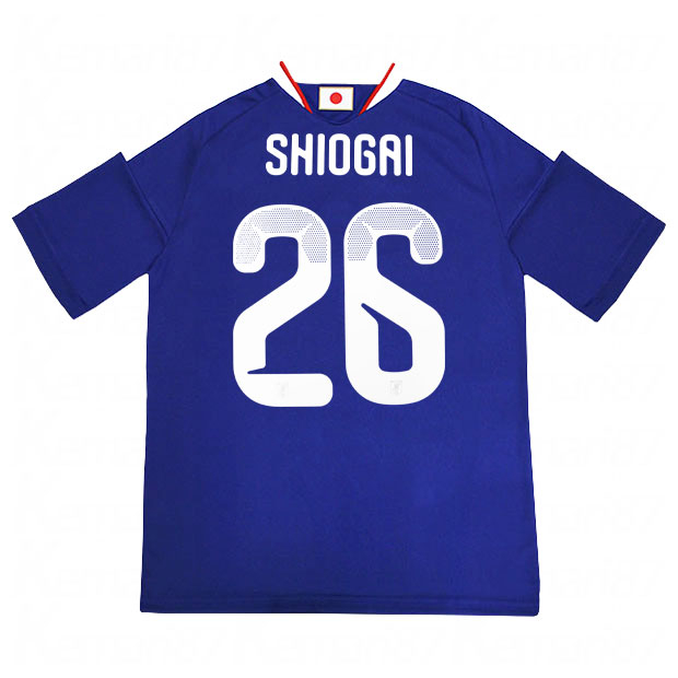 日本代表 サッカーユニフォーム レプリカ　塩貝健人　SHIOGAI 26 背番号26 塩貝健人 キッズ アディダス サッカー日本代表 2026 ホーム