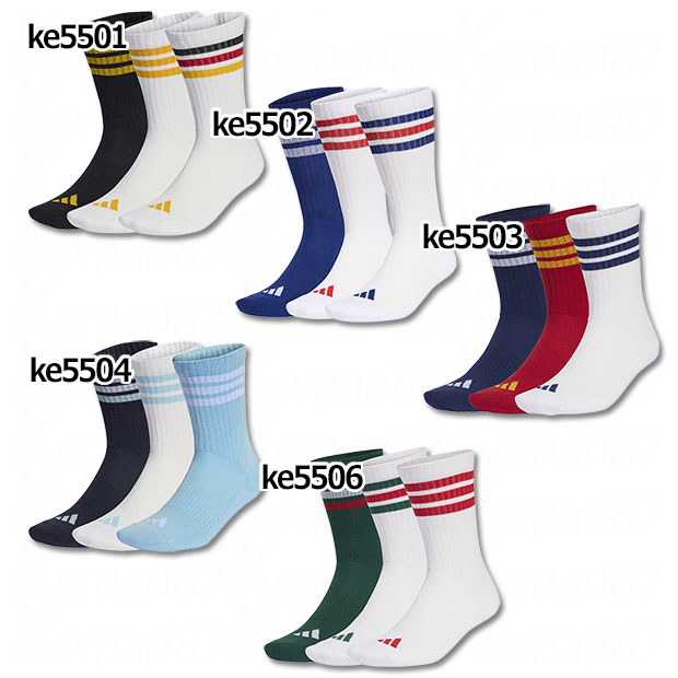ESS クッション 3S 3Pクルーソックス