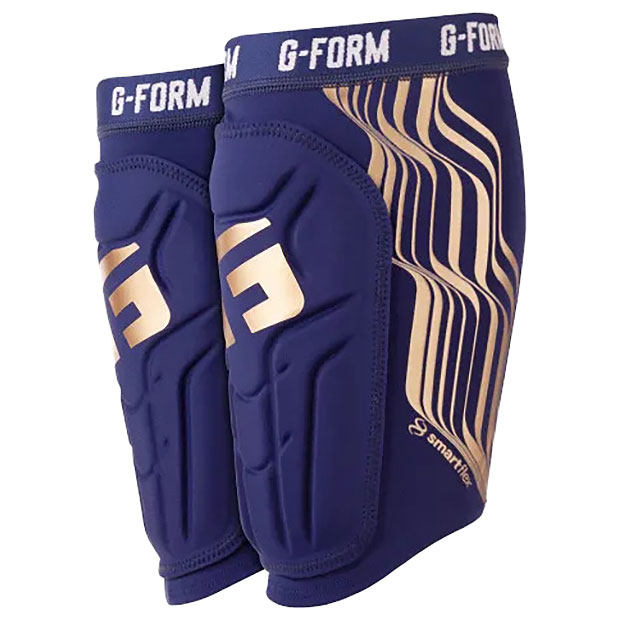 V2 Shin Guard NOCSAE シンガード ネイビー×ゴールド