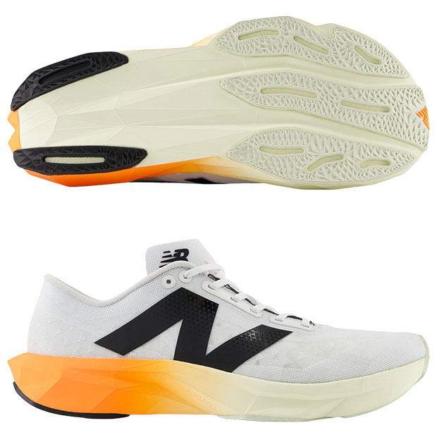 レディース フューエルセル パルス V1 B ホワイト×オレンジ