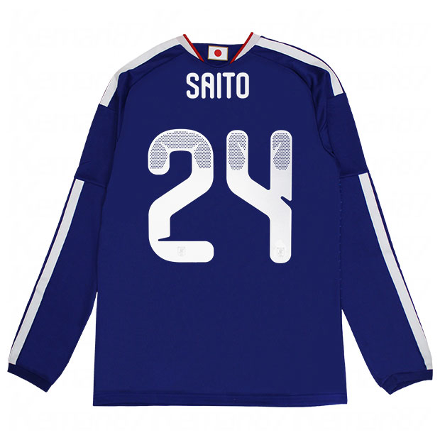 背番号24 斉藤光毅 アディダス サッカー日本代表 2026 ホーム レプリカ ユニフォーム 長袖 z9680
