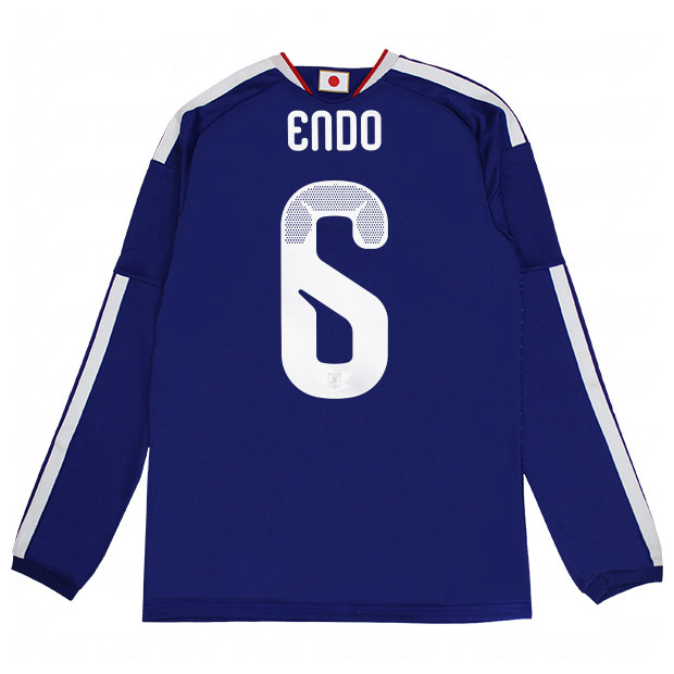 背番号6 遠藤航 アディダス サッカー日本代表 2026 ホーム レプリカ ユニフォーム 長袖 z9680